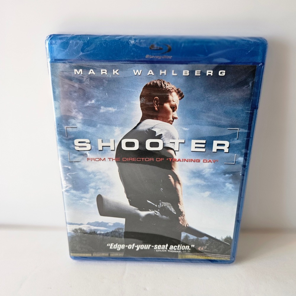 Shooter Blu Ray Disc - NEW SEALED - Mark Wahlberg - Training Day